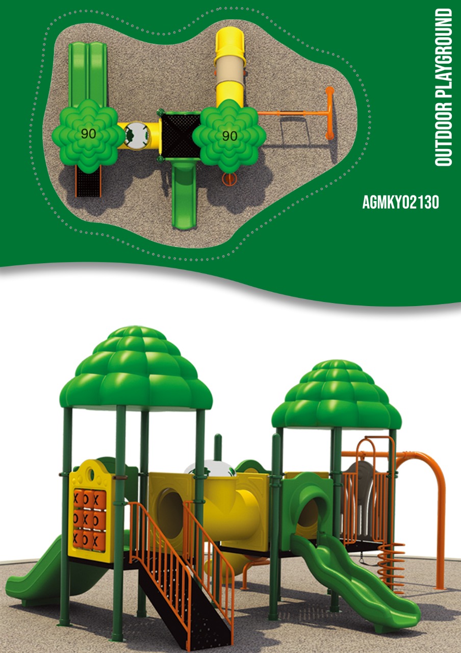 Playground Plastik Outdoor Mainan Playground Plastik